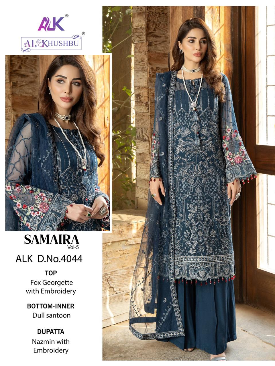 Samaira Vol 5 By Alk Khushbu Pakistani Suits Catalog